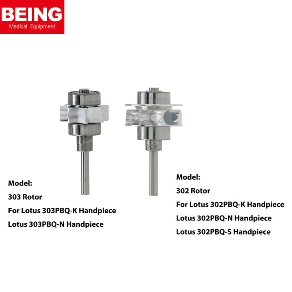 BEING Dental Turbine Rotor Cartridge For High Speed Handpiece 302PQ Big Torque Head 303PBQ Standard Head