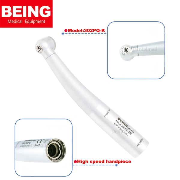 BEING Dental Turbine High Speed Handpiece 4Holes Big Torque Head 302PQ-K fit KaVo MULTIflex