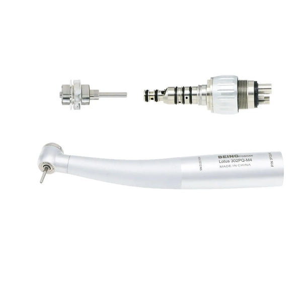 Being Dental 3 Port Spray High Speed Air Turbine Handpiece 303PQ-K fit Compatible KaVo MULTIflex Coupler M4