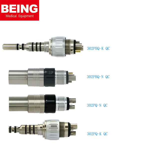 BEING Dental LED Coupling 4/6Hole Fit KaVo NSK High Speed Turbine Handpiece 302PQK 302PBQK 302PQN 302PBQN