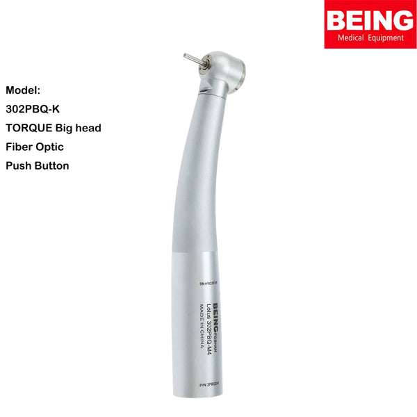 BEING Dental Odontologia Fiber Optic Turbine High Speed Handpiece Big Head Standard Head 45° Head Compatible KAVO MULTIflex 6Pin