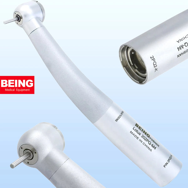BEING Dental High Speed Handpiece Push Button Turbine Triple Water Spray System Big Torque Head Fits KaVo MULTIflex LUX